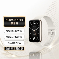 小米手环 7 Pro 静息白 智能手环 运动手环 独立GPS定位 11...